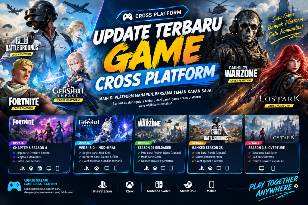 Update Terbaru Game Cross Platform Hari Ini